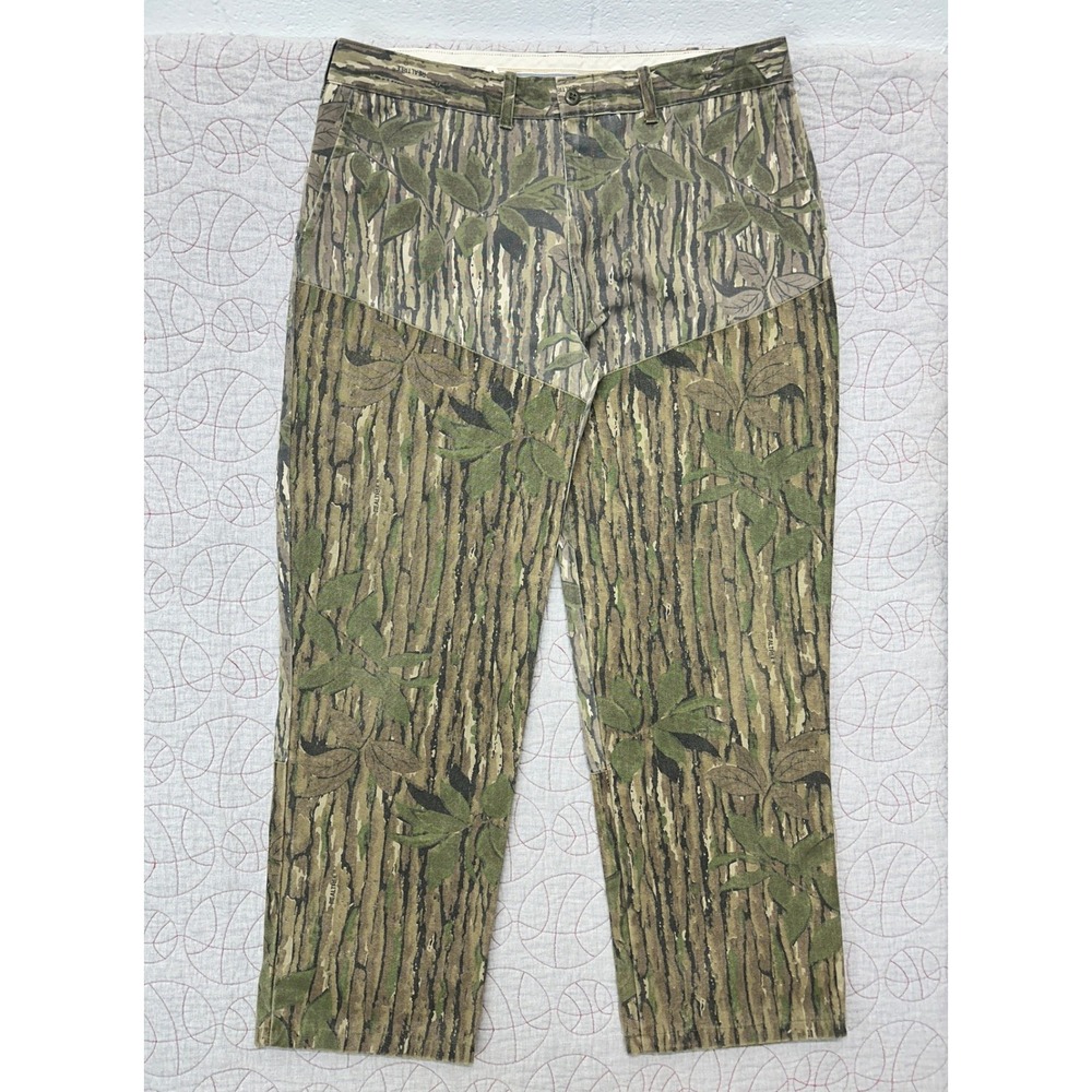 Rattler's Hunting Pants Realtree Camo Double Knee Made In USA / Mens 42x32